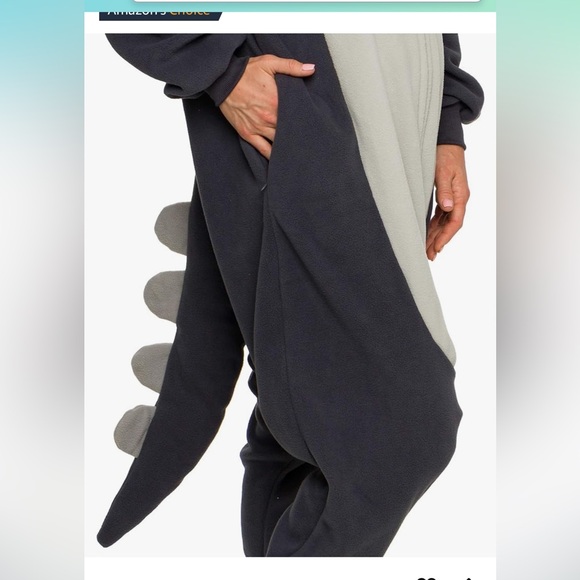 Unisex XXL extra extra large, triceratops dinosaur onesie costume - Picture 7 of 11